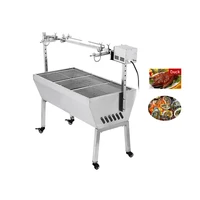 commercial chicken grill machine rotisserie large charcoal bbq grill machine