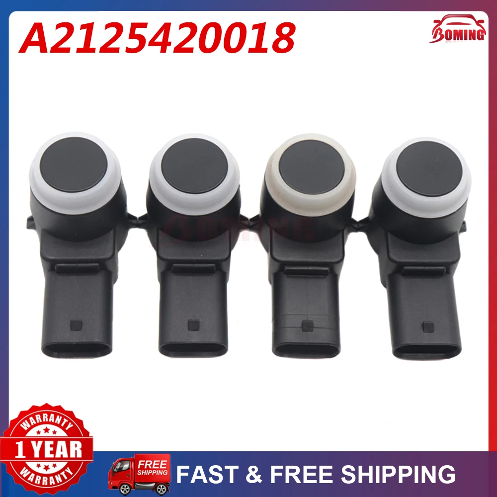 

4шт черный A 2125420018 Датчик парковки PDC для Mercedes A B E S SLS VITO Class W212 W221 212 C300 E500 S400 SLK250 ML350 ML550