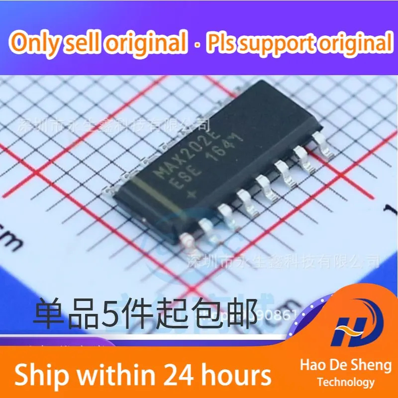 10 шт./партия MAX202EESE MAX202E SOP16 RS-232 новая Оригинальная фотография