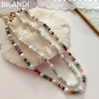 bilandi modern jewelry freshwater pearl choker necklace 2022 new trend natural stone bracelet for celebration gifts