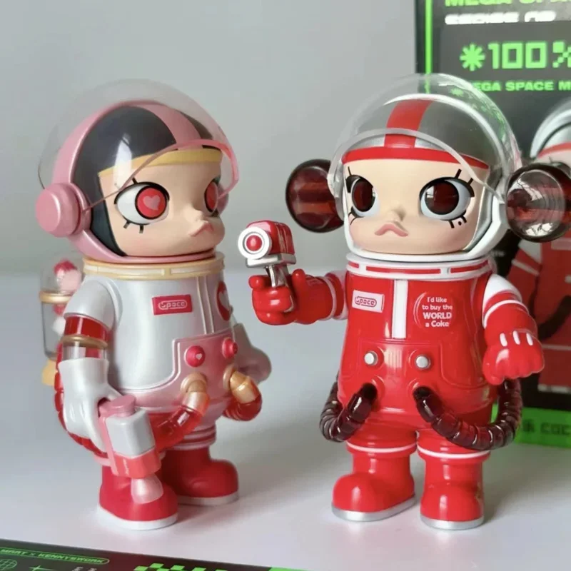 Фото MEGA COLLECTION 100% SPACE MOLLY SERIES 02, ограниченная загадочная коробка, подтвержденная слепая коробка, украшение для астронавта, милые куклы, подарок на день рождения №4
