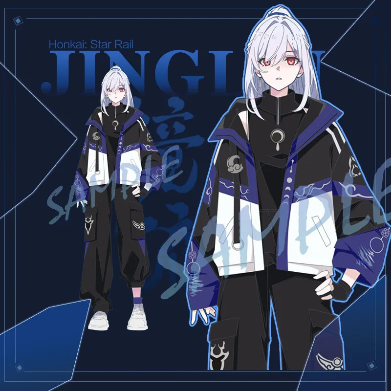 Игра Genshin Impact Jingliu Косплэй модное пальто Haruku толстовки унисекс толстовка пружины