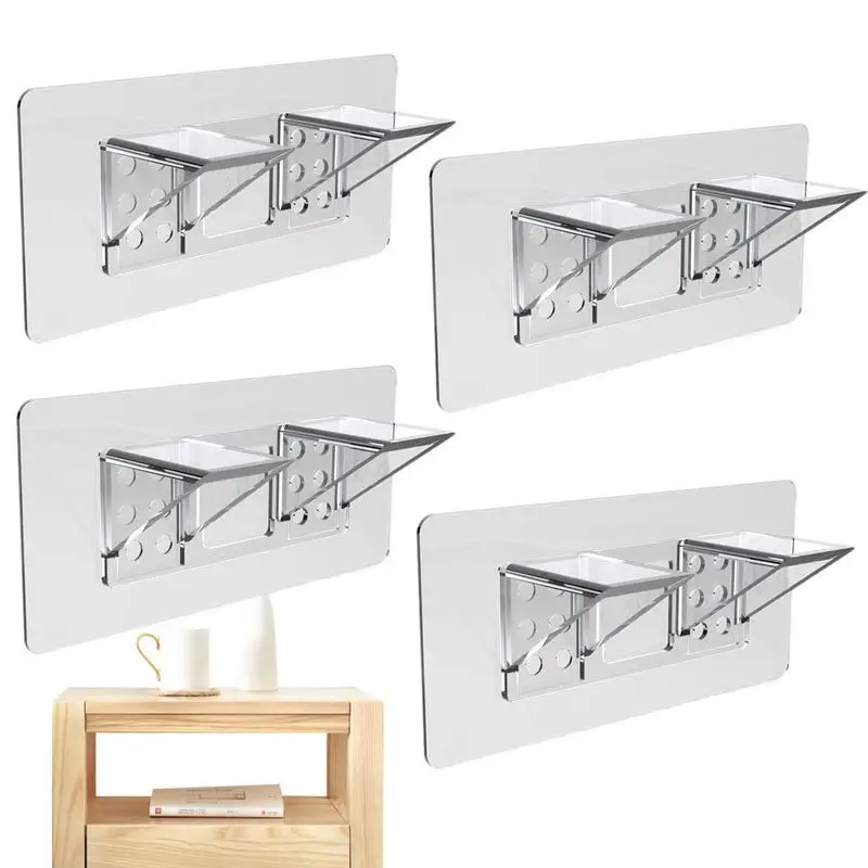 

Self Adhesive Shelf Support Punch Free Cabinet Shelf Pegs Suitable For Kitchen Shelves Cabinets Shoe Rack Refrigerators Bookcase