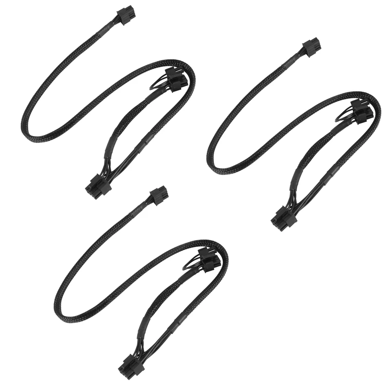 

3X PCI-E Dual 8Pin to 8Pin(6+2Pin) Modular Power Supply Cable for Corsair RM1000X RM550X 650X 750X 850X