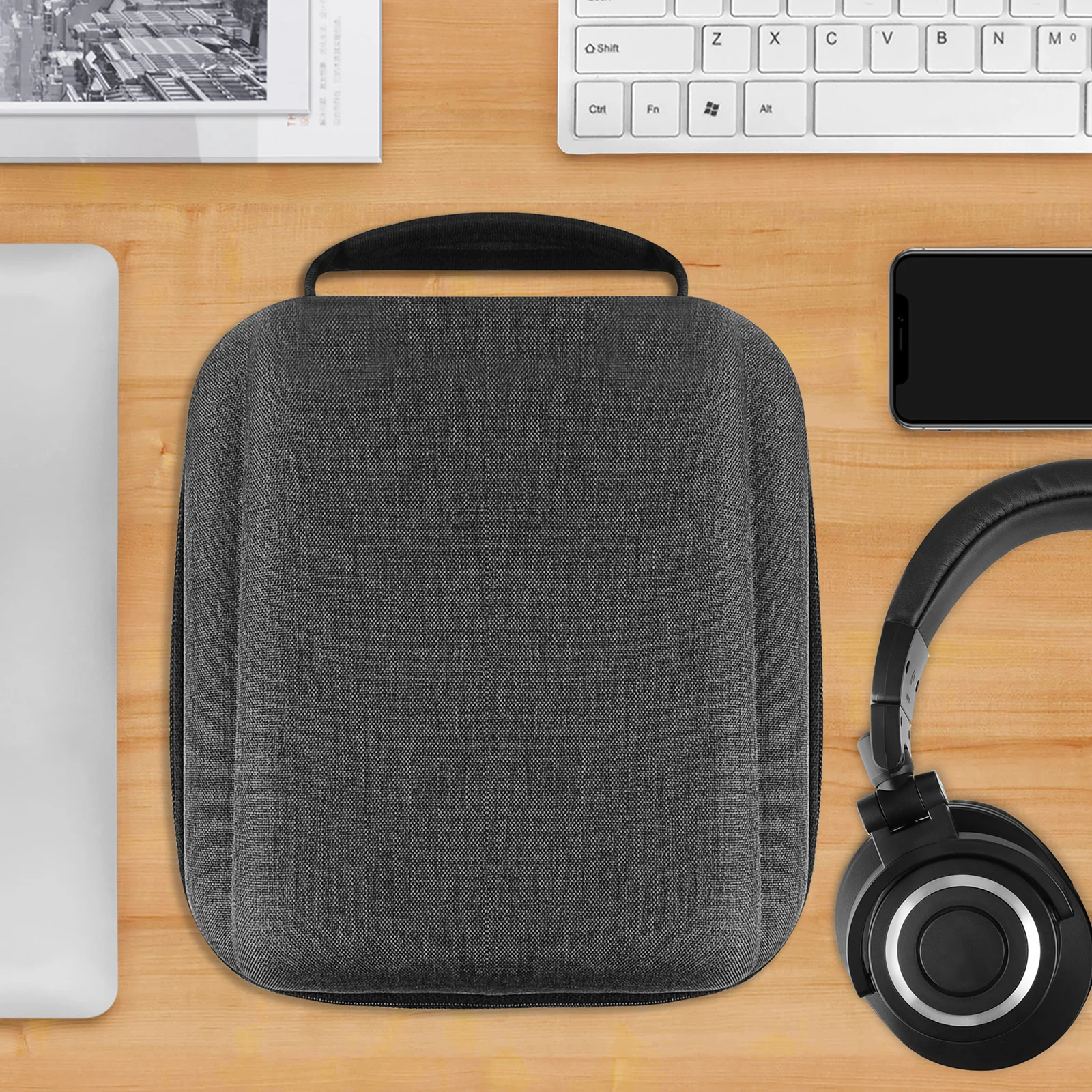 Чехол для наушников Geekria Shield Audio-Technica ATH-M50X, портативный чехол для наушников Bluetooth для аксессуаров (art.: 3920be6da8a67) - 3920be6da8a67