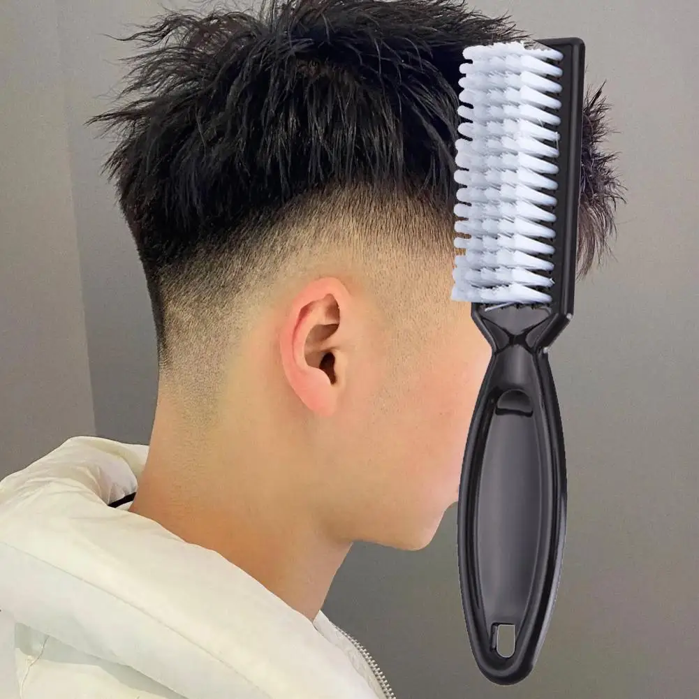 

Broken Hair Brush Meticulous Delicate Soft Bristles Hairdressing Tool Nylon Wool Clean Up Broken Hair Brush for Men