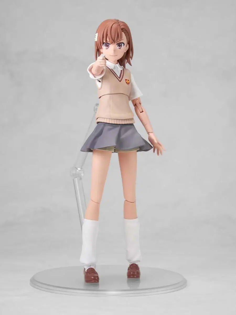 Фото Оригинальная коллекционная фигурка Misaka Mikoto из аниме Toaru Kagaku no Railgun от Kadokawa Kadopla №2