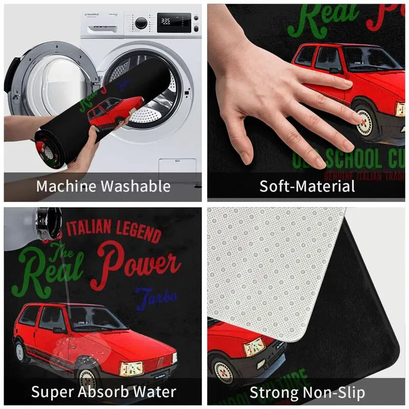 Итальянская машина Fiat Uno Turbo I.E. Коврик ковер Новый Модный изысканный для гостиной