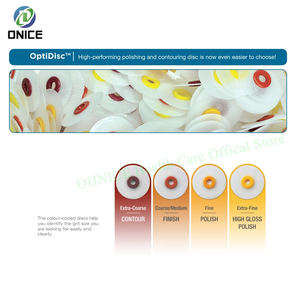 Dental Kerr Optidisc композитный полировальный диск мини-набор в ассортименте 120 шт. 4188