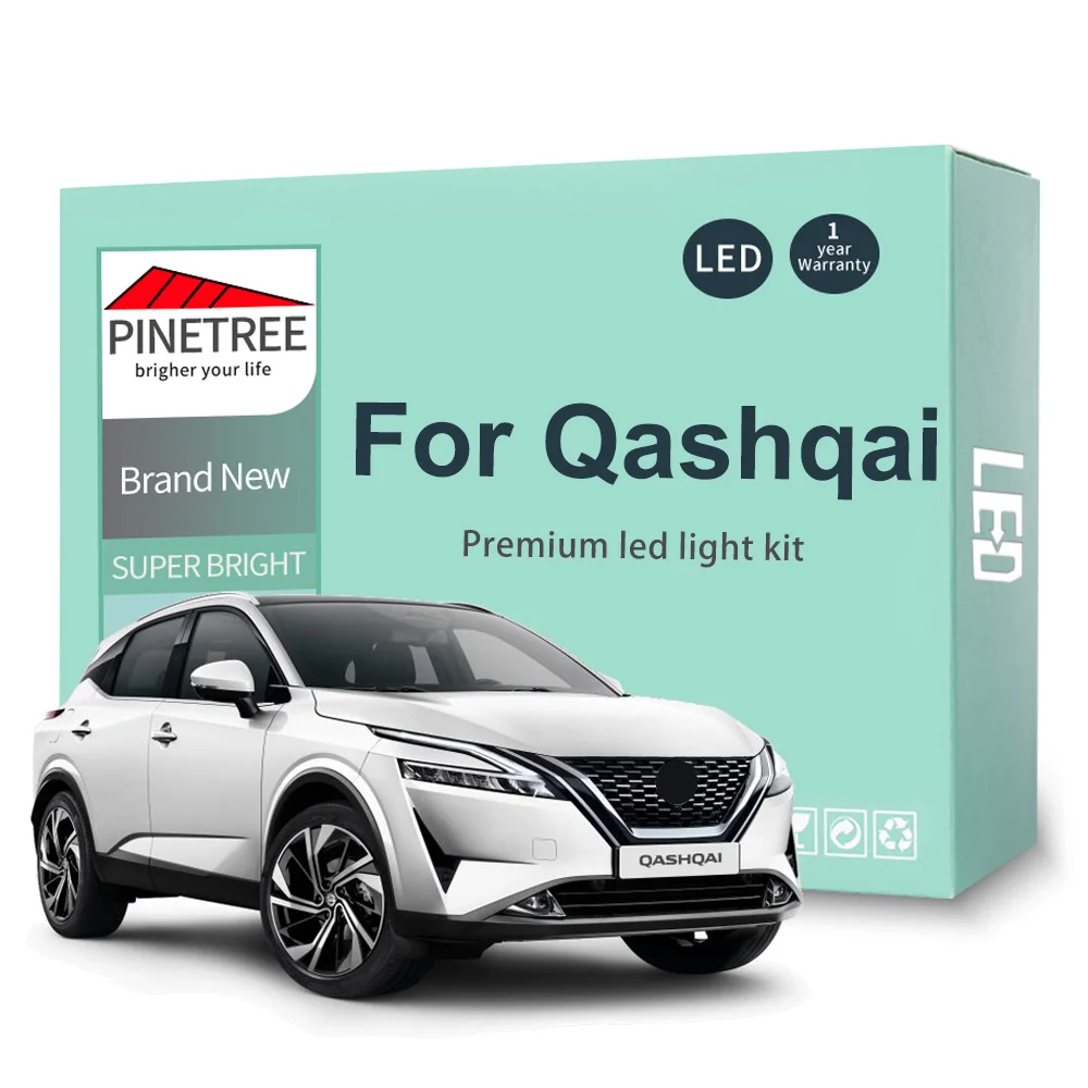 

Led Interior Light Kit For Nissan Qashqai J10 J11 J12 2007-2015 2016 2017 2018 2019 2020 2021 2022 LED Bulbs Canbus