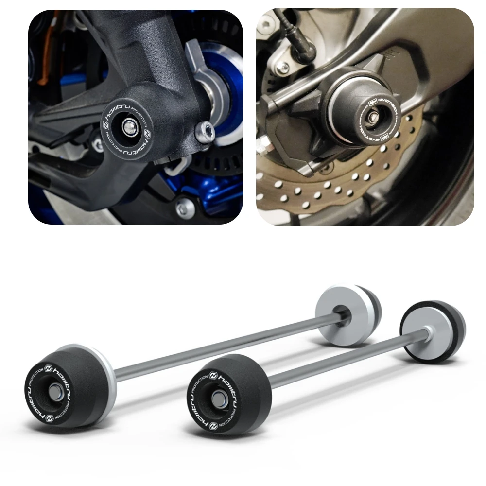 

For Yamaha R7 2022-2023 Front Rear wheel Spindle Crash Protection
