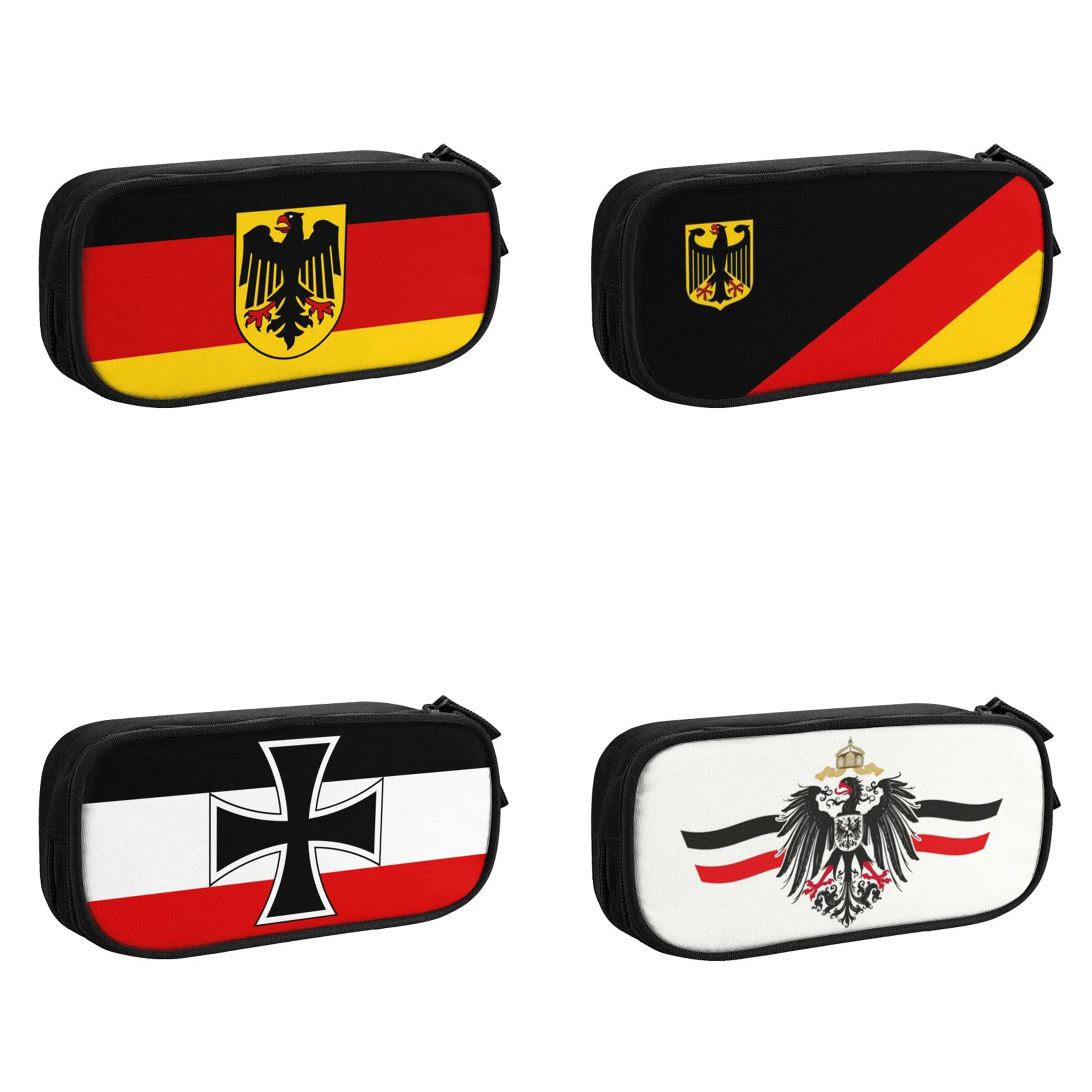 Case For Boys Gilrs Large Storage National Flag Pen Box Bag School Supplies