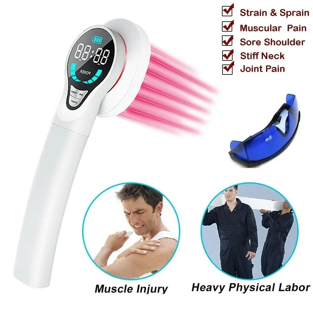 

808nm Ulcer Cold Laser Pain Therapy Device LLLT Physiotherapy Equipment for Knee Arm Shoulder Arthritis Wound Healing Healthcare