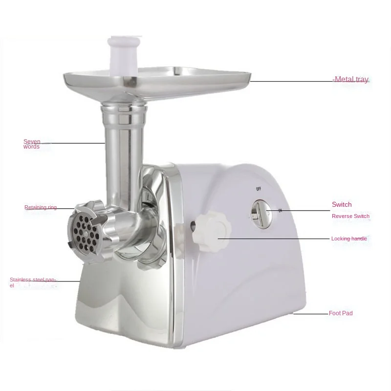 Электрическая мясорубка 800 Вт лезвие из нержавеющей стали