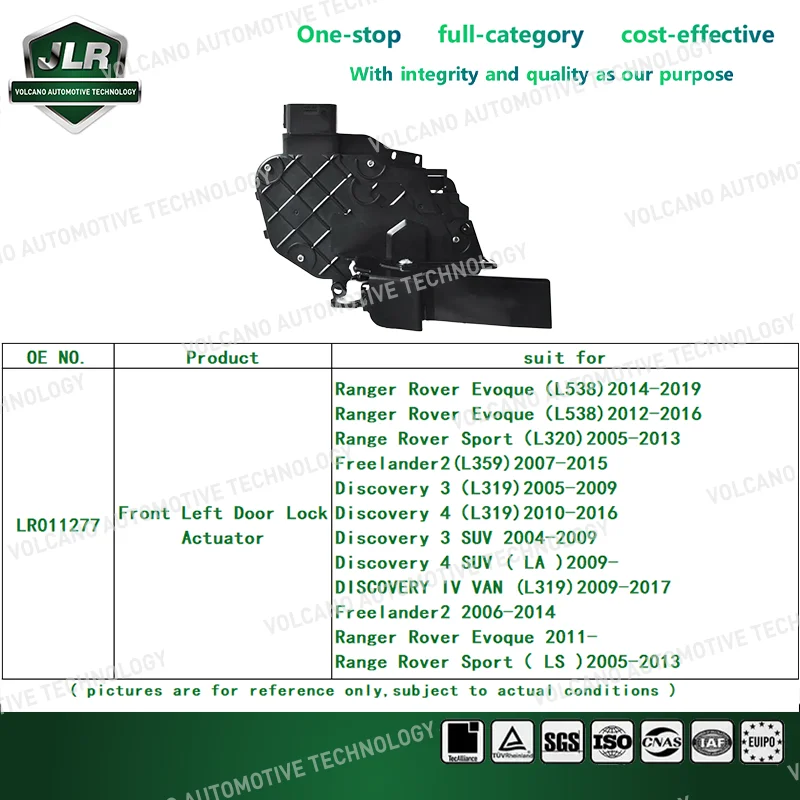 Привод дверного замка для Land Rover Range Sport Evoque lrdiscovery 2 OEM:LR013890 LR011277 LR011275 LR011303 LR011302