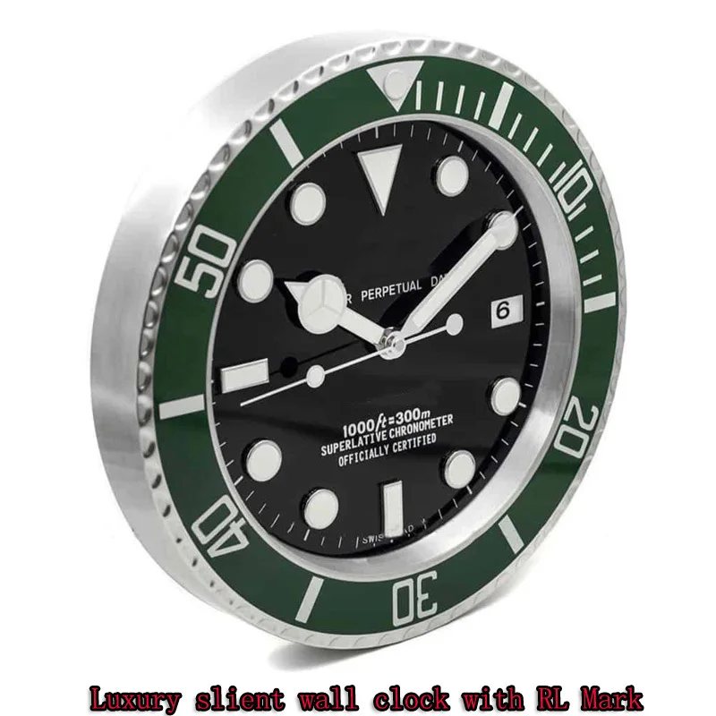 Роскошные дизайнерские настенные часы Rolexes металлические большие дешевые |