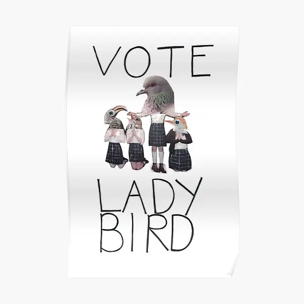 

Vote Lady Bird постер настенная живопись винтажная комната Декор для дома Фреска Картина Современный Принт без рамки