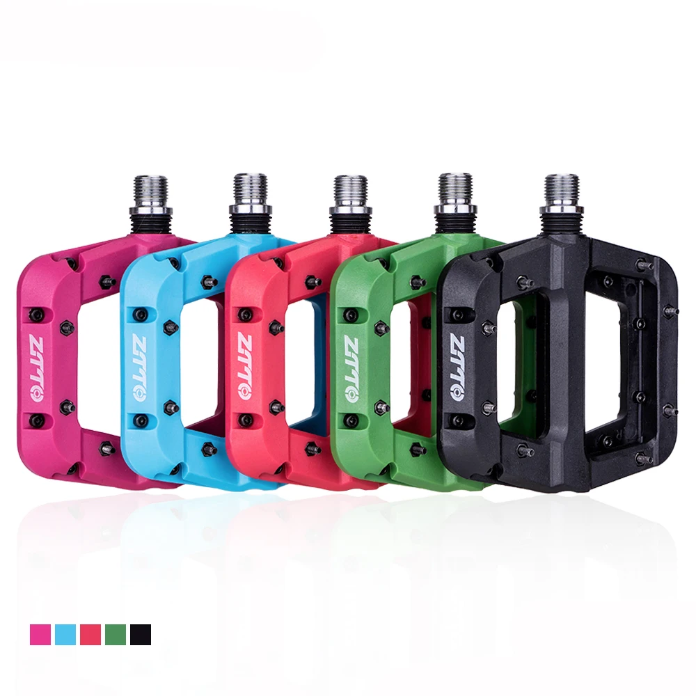 MTB Велосипедные педали Нескользящие для горных велосипедов Платформа плоские 9/16