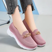 womens shoes trend 2022 fashion mesh breathable sneakers women breathable light slip on flat casual shoes