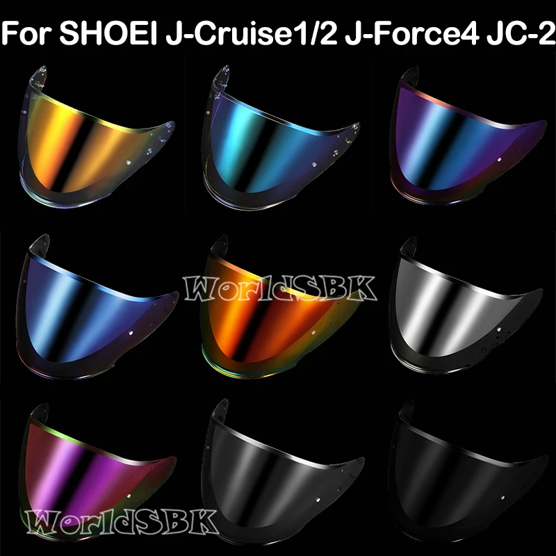 Helmet Visor for SHOEI J-Cruise 1 J-Cruise 2 J-Force 4 CJ-2 Motorcycle Helmet Lens Open Face Shield Viseria Capacete Moto Glasse