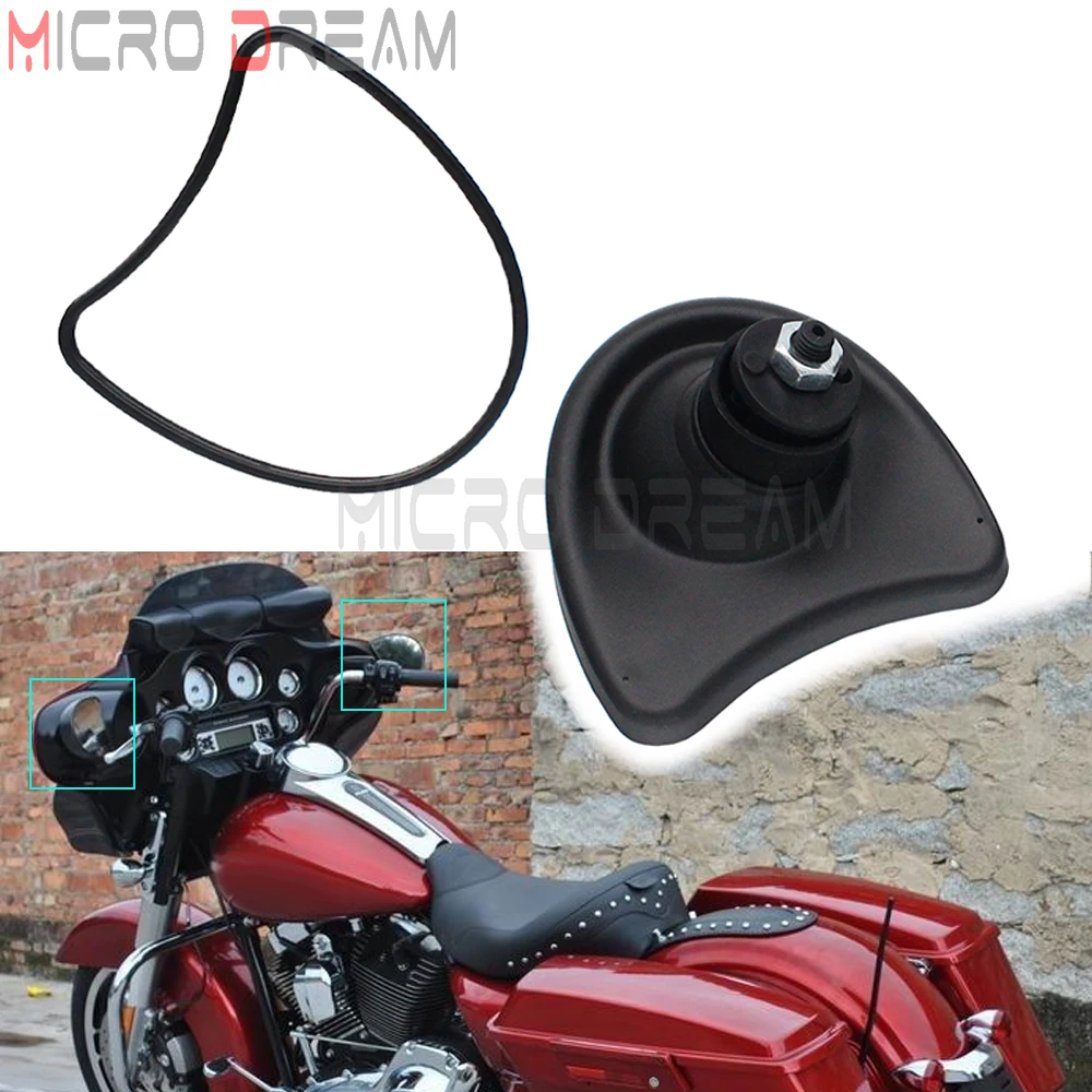 

Pair Left & Right Motorcycle Adjustable Inner Fairing Mount Rearview Side Mirror For Harley Electra Glide Street Glide 1996-2013