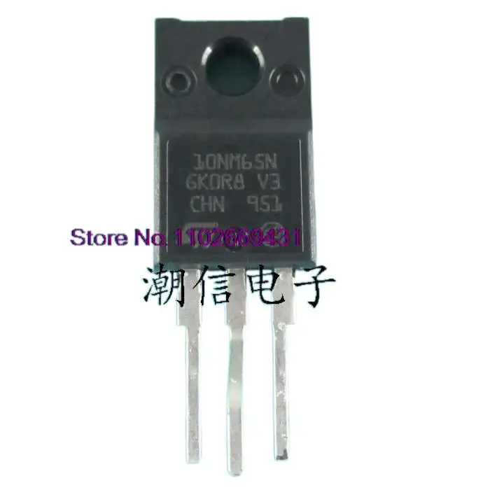 

5 шт./партия 10NM65N TO-220F