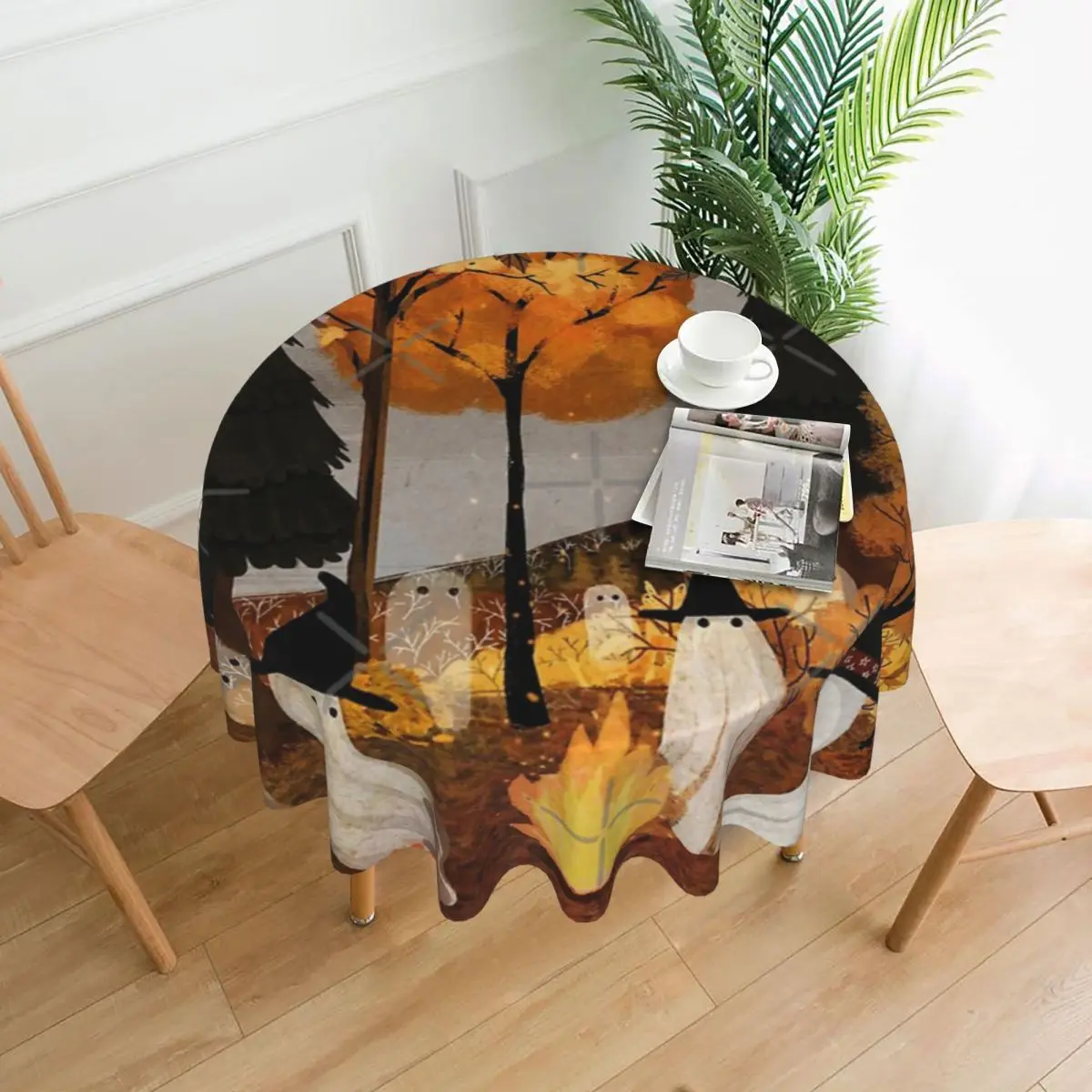 

Скатерть Covern, 60 дюймов, диаметр 152 см, устойчивая к морщинам декоративная рамка для помещений и улицы