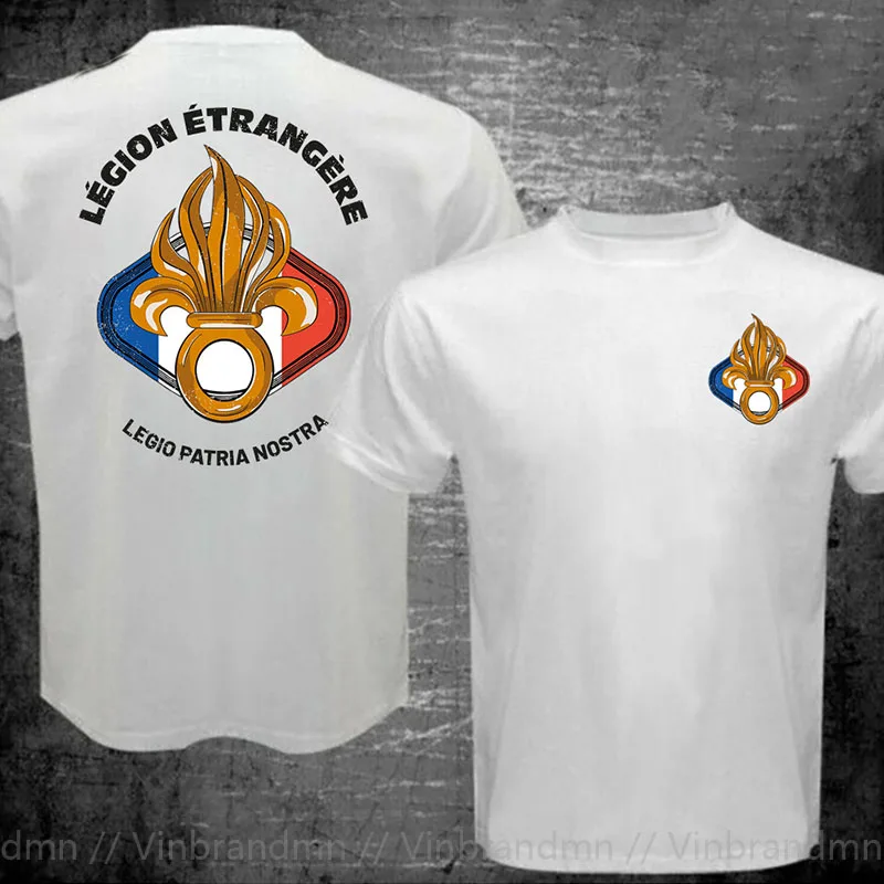 Винтажная мужская футболка в стиле ретро с потертостями французского