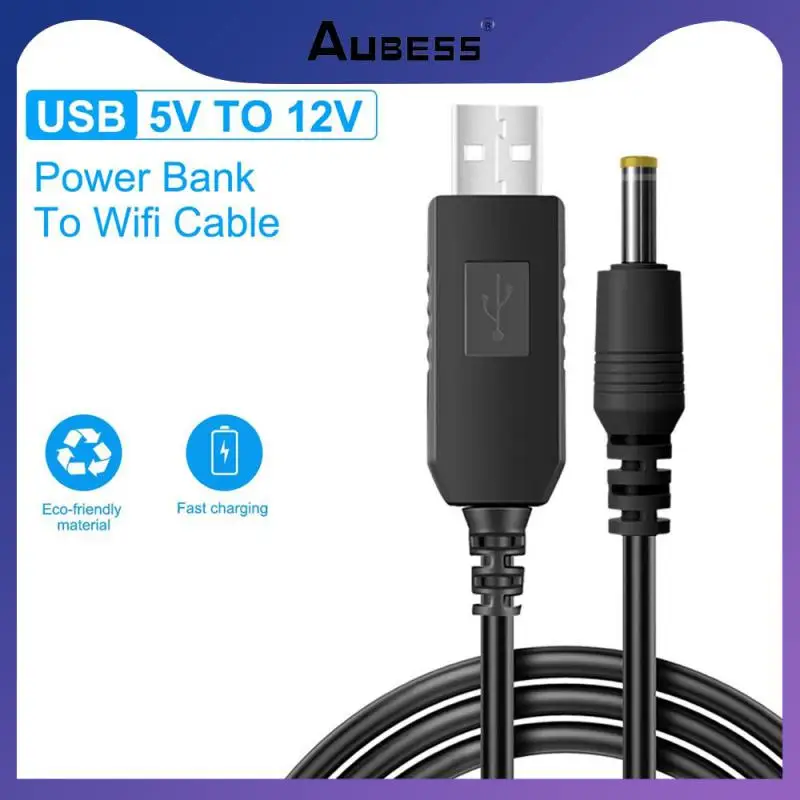 

4.0 Head 9v Battery Charging Cable Universal 1m Usb To Dc5521 Power Cord Over-current Protection Durable Usb To Dc5521 Elbow