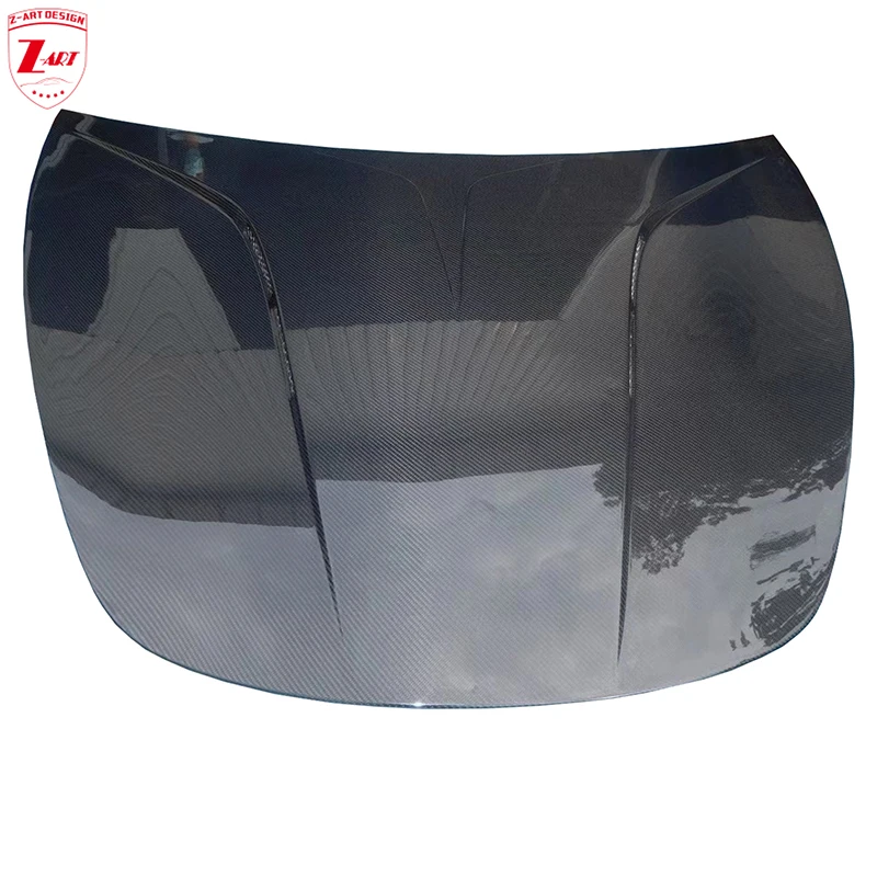 Передняя бленда Z-ART для модели 3, передняя крышка багажника из углеродного волокна для Tesla Model 3, передняя крышка багажника