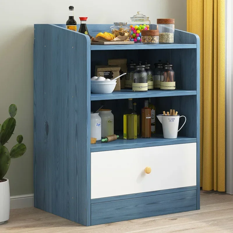 Простые витринные шкафы кухонный ящик буфет для кофе ротанговый шкаф хранения