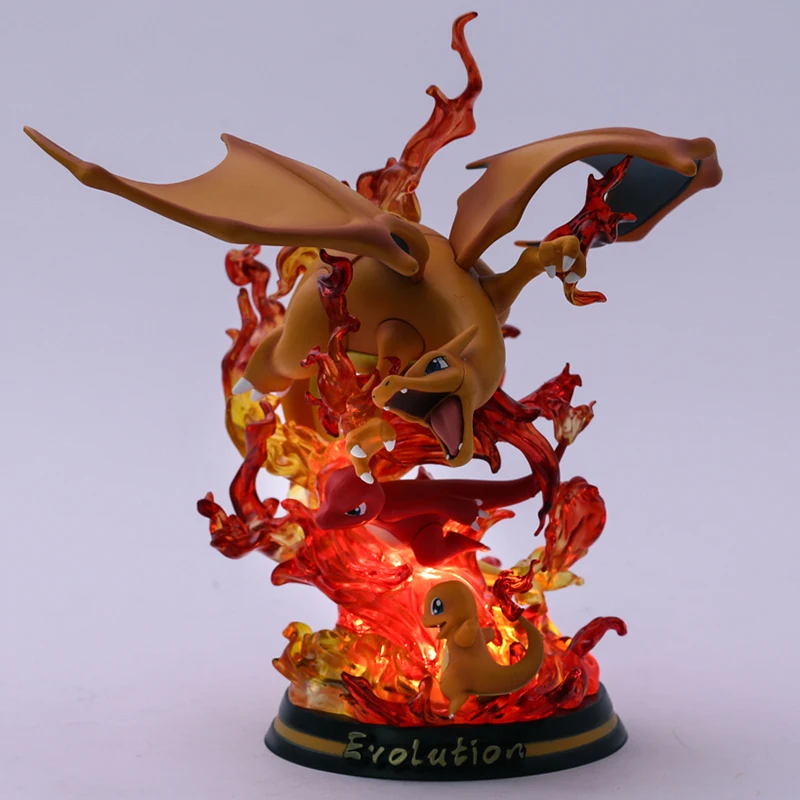 Покемон Charizard чармандер Mewtwo Mew ПВХ фигурка Коллекционная модель игрушки