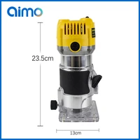 aimo 500w 33000rpm electric woodworking edger tool combo kit woodworking machine wood manual trimming carving machine