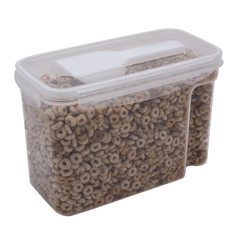 

Medium 5 L Plastic Airtight Cereal Container with Scooper