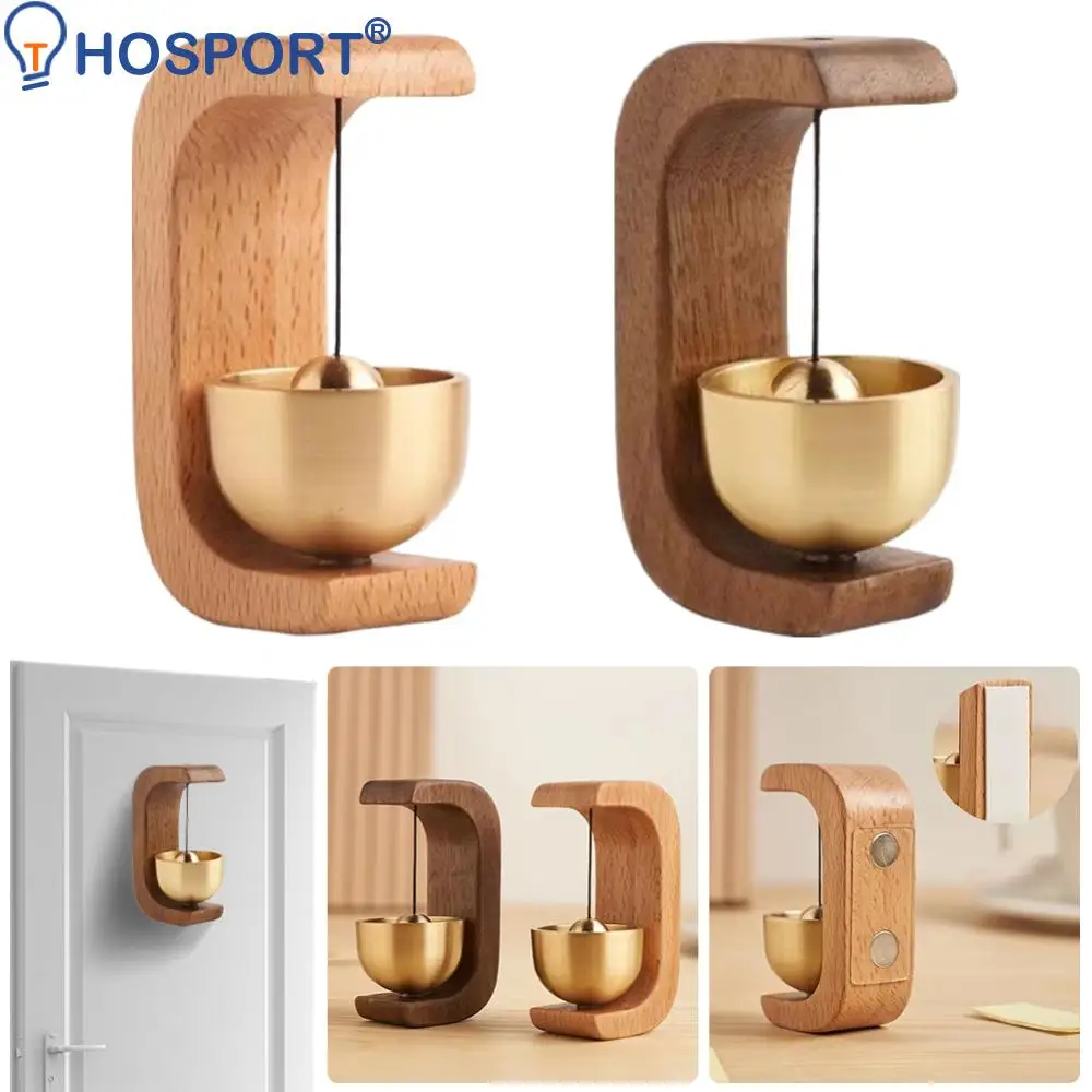 Магнитный деревянный дверной звонок подвесные деревянные колокольчики дверные