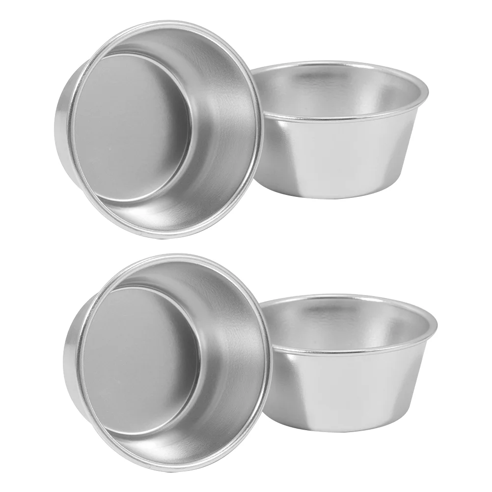 

Mini Cup Baking Cups Cupcake Cake Mold Muffin Tart Pans Pudding Molds Egg Moulds Pan Tinstin Aluminum Round Holder Mousse