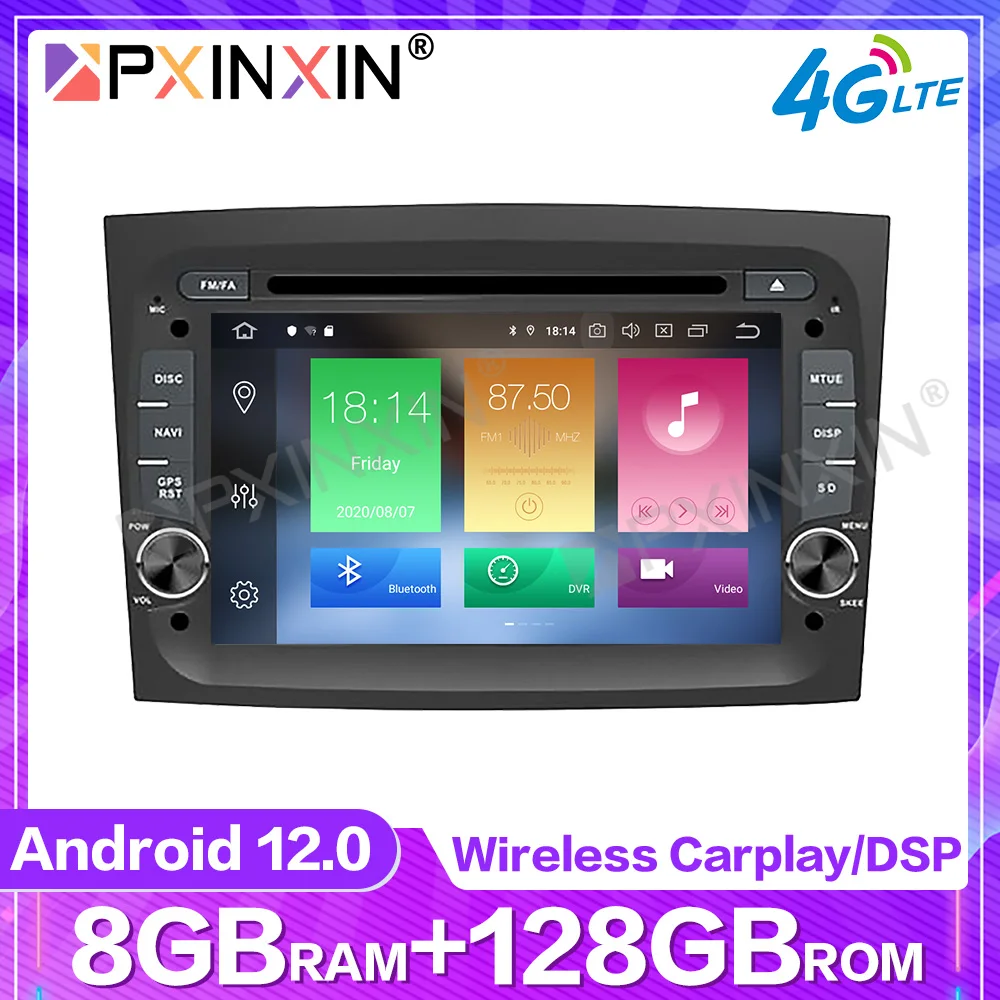 

Android 12,0 8 + 128G для Fiat Doblo 2016 2017 2018 GPS Автомобильный мультимедийный плеер головное устройство аудио Радио Навигация магнитофон