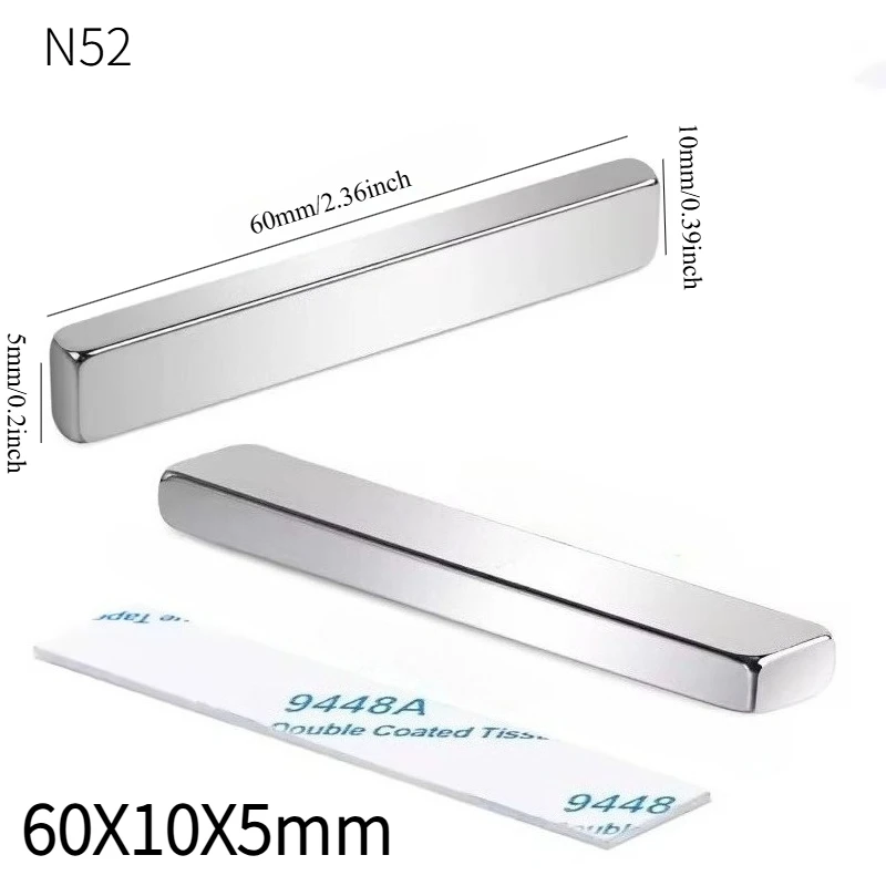 

Неодимовый магнит N52 60x10x5