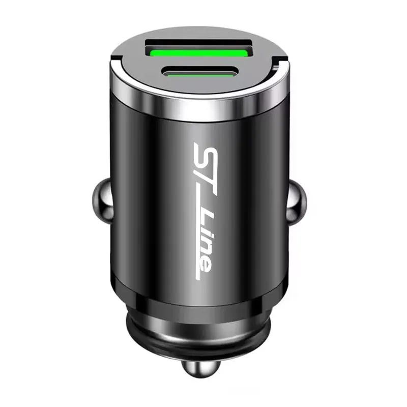 

Автомобильное зарядное устройство, зажигалка PD, быстрая зарядка, мини-автомобильное зарядное устройство для телефона Ford ST Line Escape Kuga Mondeo Ecosport Fiesta Focus Goods