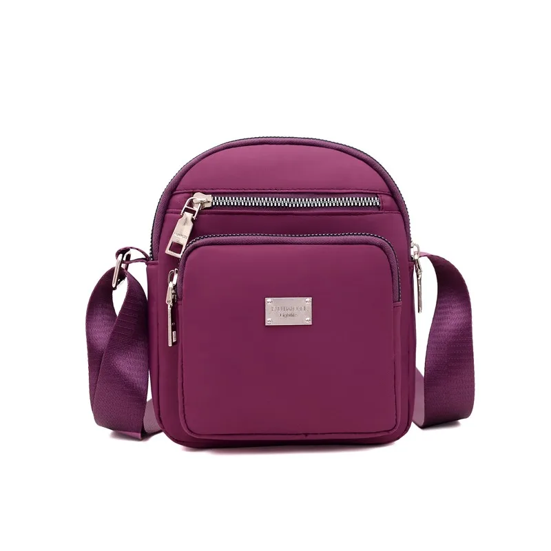 

Womens Nylon Retro Fashion Multiple Pockets Large-capacity Shoulder Bags Female Light Casual Versatile Simplicity Crossbody Bags