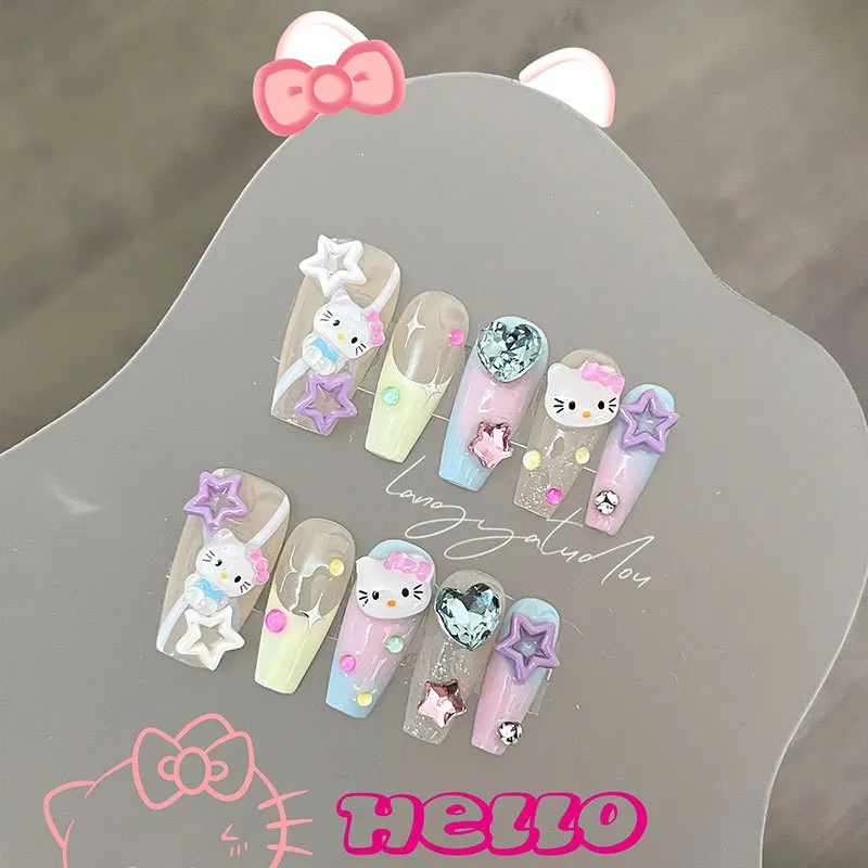 50 шт. подвески для ногтей в форме сердца