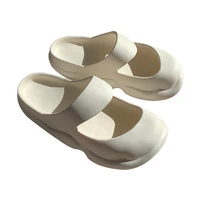 slippers women flat soft platform shoes flip flops eva mary jane shoes female baotou sandals beach shoes womens slides home