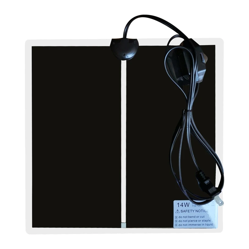 

Reptile Self Heating Mat Cushion for Indoor Pet Reptile Mattress Soft Rug Self Heating Pads Bed Rug Crate Pad 6/11''