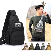 unisex shoulder bag outdoor tactical chest bag camping backpack travel pouch hiking hunting casual sport crossbody backpack men