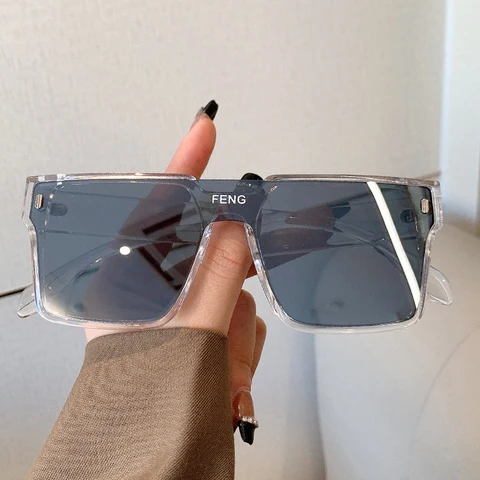 Очки солнцезащитные женские без оправы, Модные Винтажные квадратные Роскошные брендовые дизайнерские солнечные очки с защитой UV400