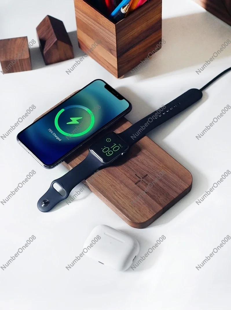 3-в-1 подходит для IPhone15 14 1312Pro MAX/iWatch Apple мобильный телефон часы гарнитура