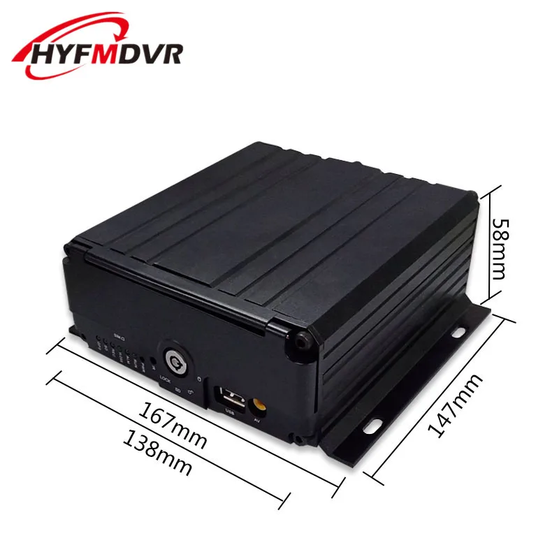 HYF MDVR AHD 1080P удаленный мониторинг хост 4G GPS бортовой видеорегистратор 4 каналов