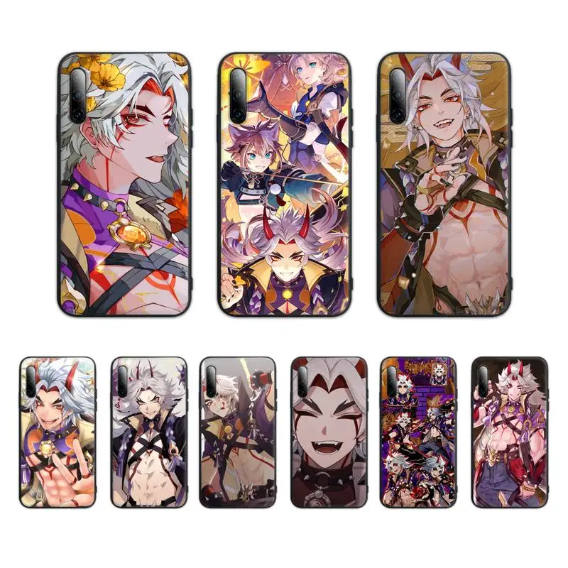 

Genshin Impact Arataki Itto Phone Case For Huawei P40 P30 P20 Pro P10 P9 Lite E P Smart Z 2019 2020 Silicone Coque Funda
