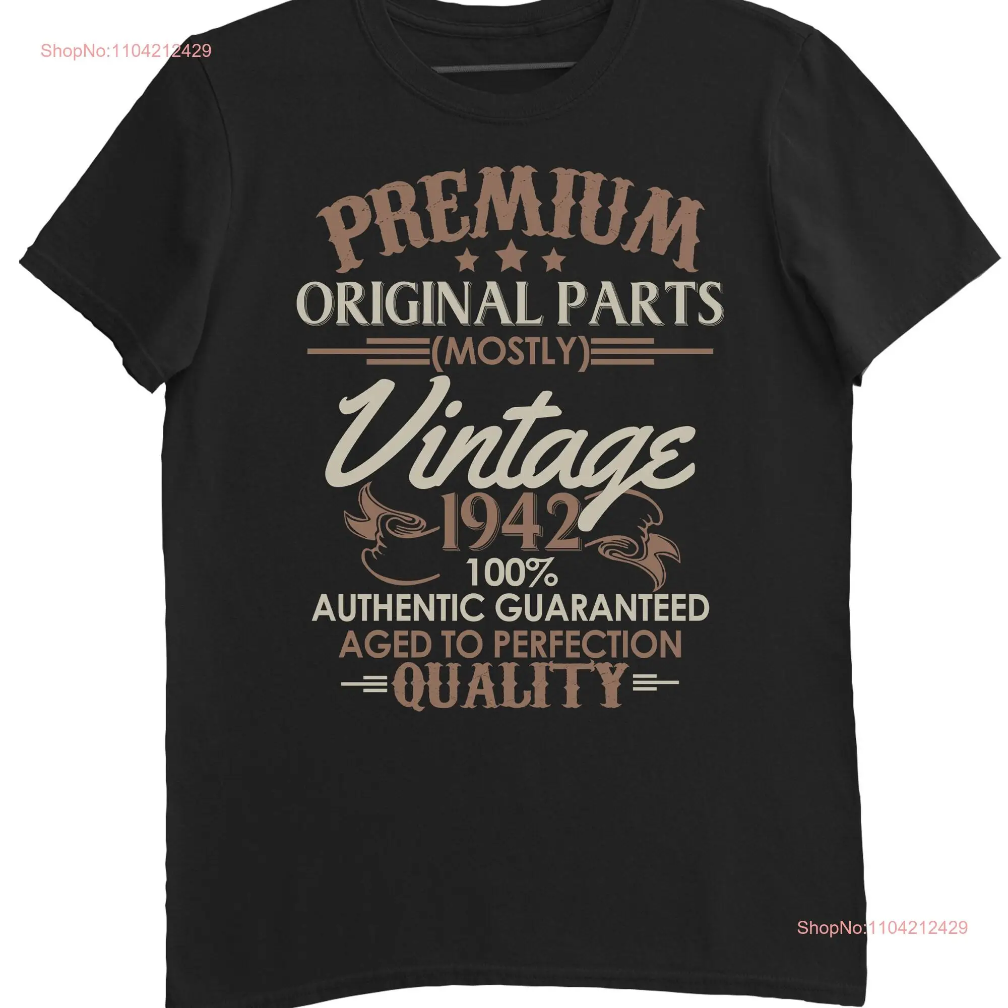 Забавные футболки премиум-класса Mostly Vintage 1942 года для мужчин и женщин. Идея