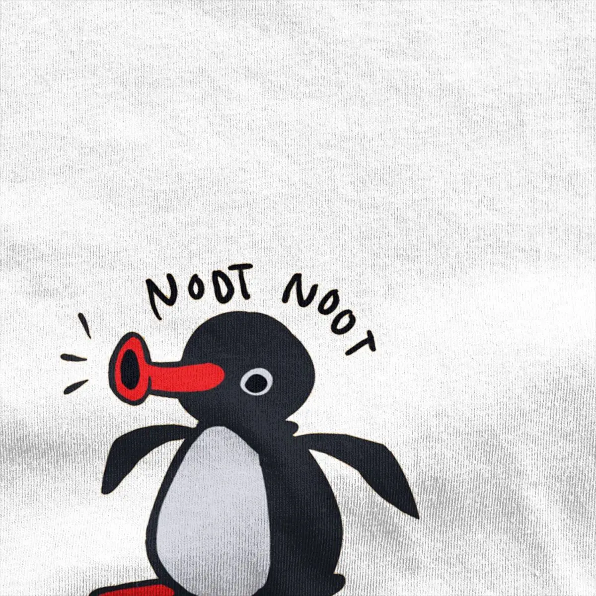 Футболка Noot-Orange Penguin мужская с коротким рукавом и круглым вырезом